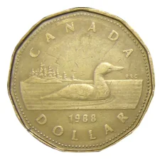 Монета 1 доллар 1988 года Канада (аверс)