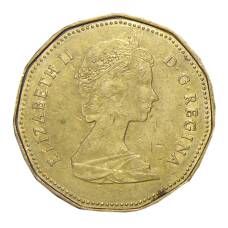 Монета 1 доллар 1988 года Канада (реверс)