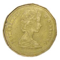 Монета 1 доллар 1988 года Канада (реверс)
