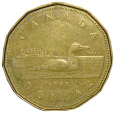 Монета 1 доллар 1988 года Канада (аверс)