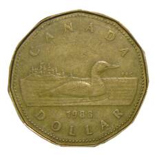 Монета 1 доллар 1988 года Канада (аверс)