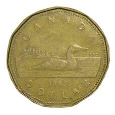 Монета 1 доллар 1989 года Канада (аверс)
