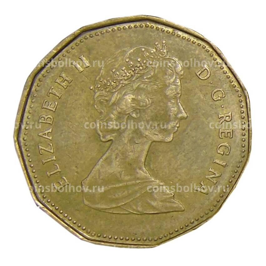 Монета 1 доллар 1989 года Канада (вид 2)
