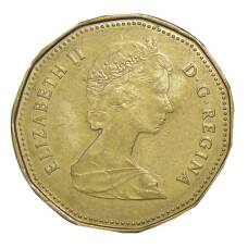 Монета 1 доллар 1989 года Канада (реверс)