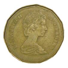 Монета 1 доллар 1989 года Канада (реверс)