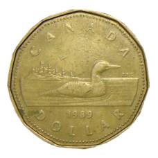 Монета 1 доллар 1989 года Канада (аверс)