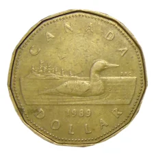 Монета 1 доллар 1989 года Канада (аверс)