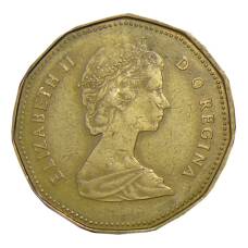 Монета 1 доллар 1989 года Канада (реверс)