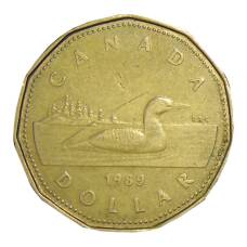 Монета 1 доллар 1989 года Канада (аверс)