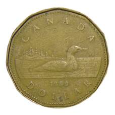 Монета 1 доллар 1989 года Канада (аверс)