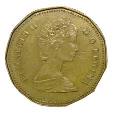 Монета 1 доллар 1989 года Канада (реверс)