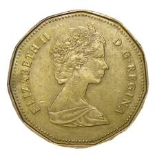 Монета 1 доллар 1989 года Канада (реверс)