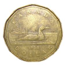 Монета 1 доллар 1989 года Канада (аверс)