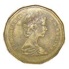 Монета 1 доллар 1989 года Канада (реверс)