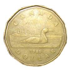Монета 1 доллар 1989 года Канада (аверс)