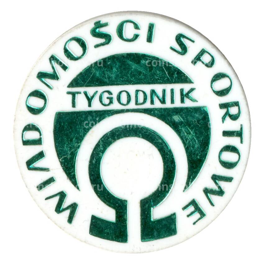 Значок Спортивного журнала «TYGODNIK» Польша