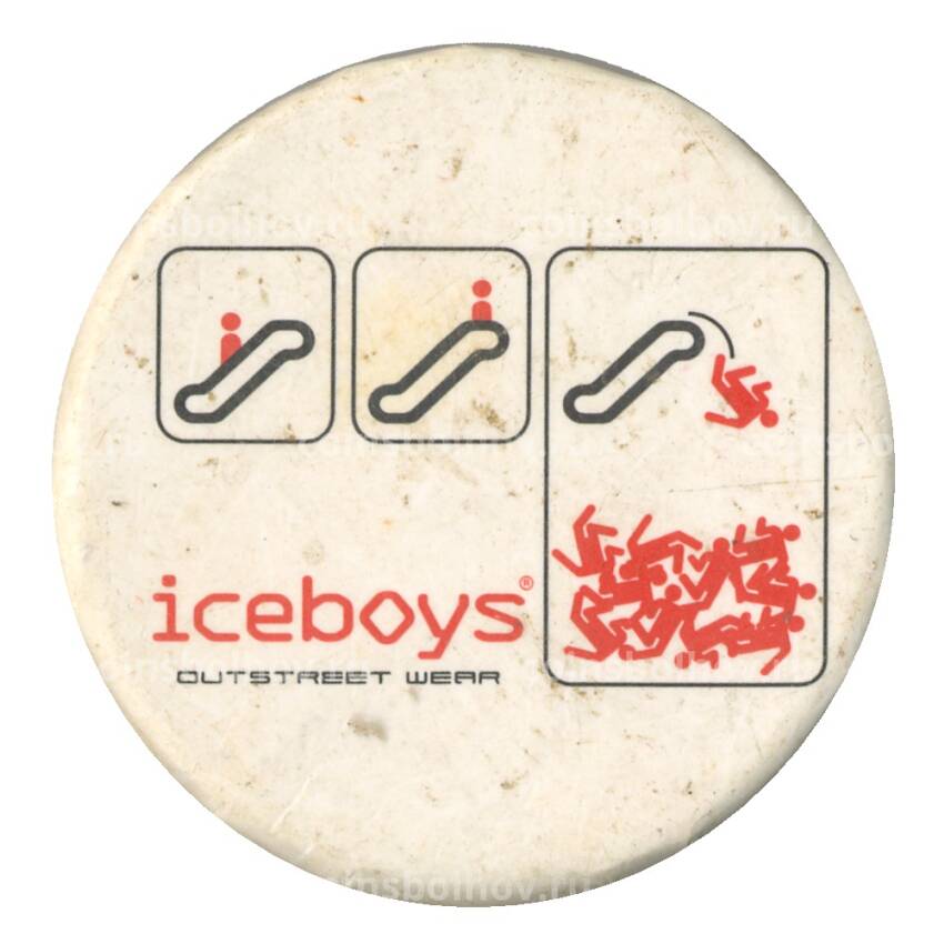 Значок рекламный «iceboys»