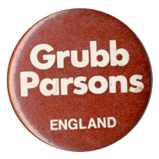 Значок  рекламный Grubb Parsons Великобритания