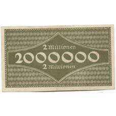 Банкнота 2000000 марок 1923 года Германия — Нотгельд (Мюнхен-Гладбах) (вид 2)