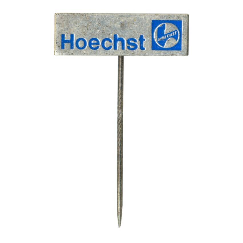 Значок рекламный фармкомпания Hoechst