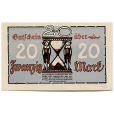 Банкнота 20 марок 1919 года Германия — Нотгельд (Имменштадт) (аверс)