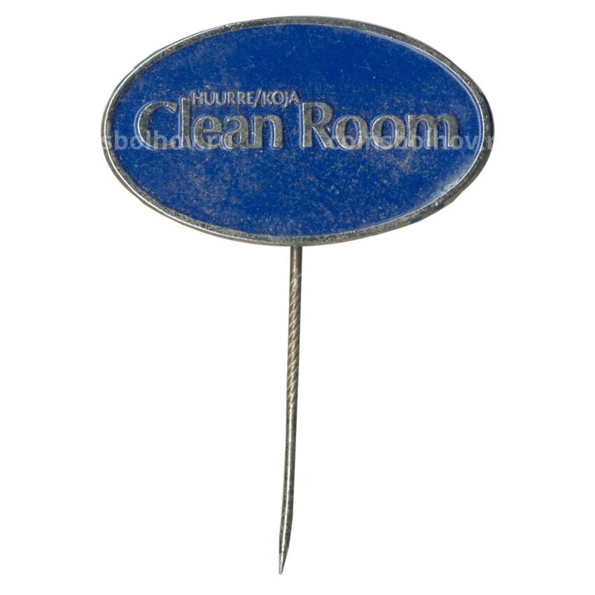 Значок рекламный Clean Room