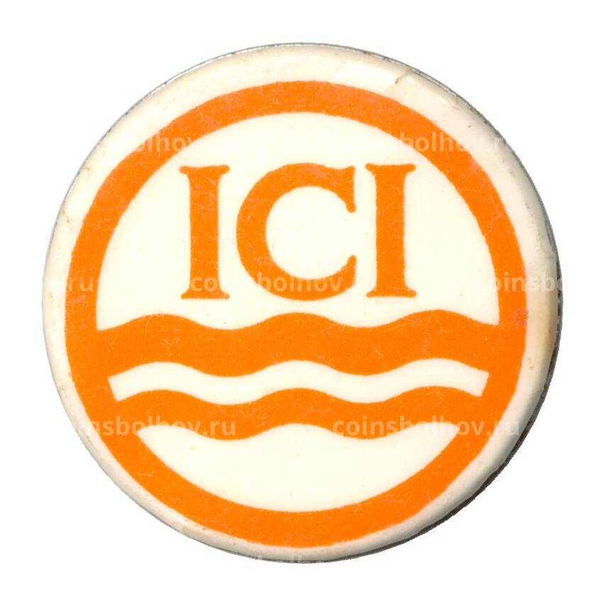 Значок рекламный Imperial Chemical Industries ICI (Великобритания)