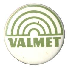 Значок рекламный Valmet
