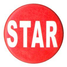 Значок рекламный Star