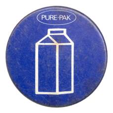 Значок рекламный Pure-Pak