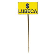 Значок рекламный Lubeca (Германия)