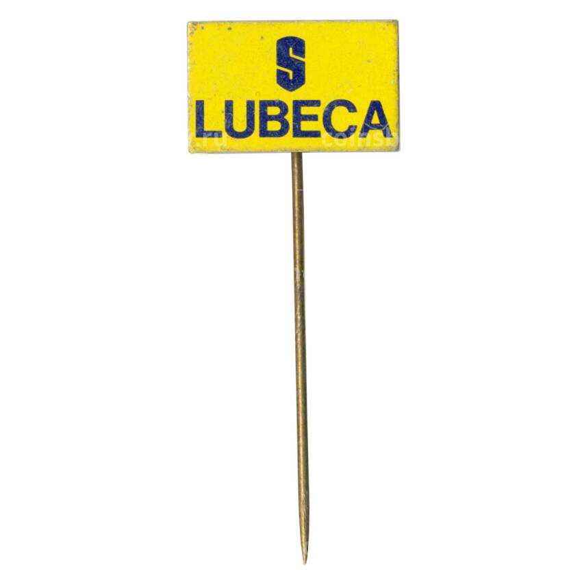 Значок рекламный Lubeca (Германия)