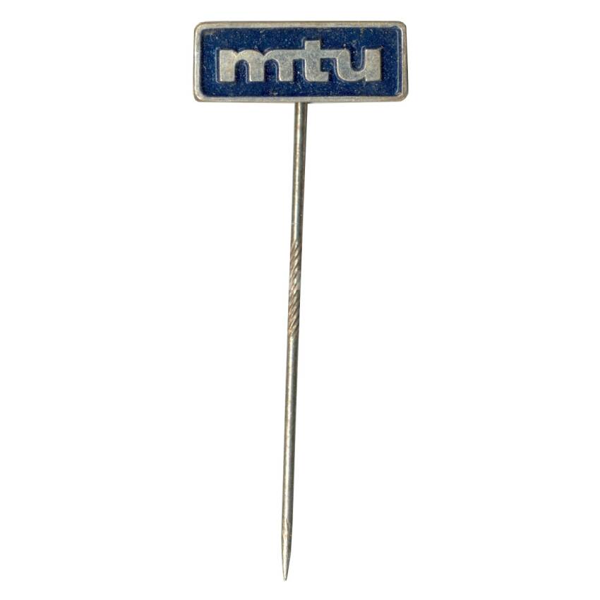 Значок рекламный MTU (Германия)