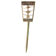 Значок рекламный Geofyzika (Чехословакия)