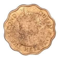 Монета 1 цент 1965 года Британский Гондурас (Белиз) (реверс)