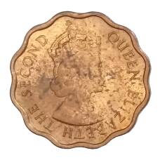 Монета 1 цент 1965 года Британский Гондурас (Белиз) (реверс)