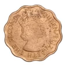 Монета 1 цент 1965 года Британский Гондурас (Белиз) (реверс)