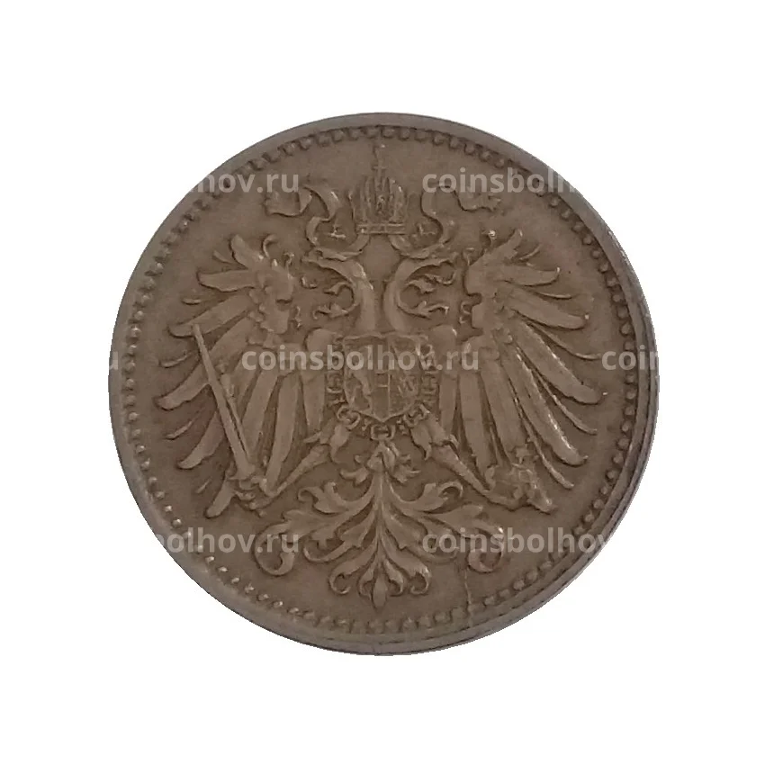 Монета 1 геллер 1898 года Австрия (вид 2)
