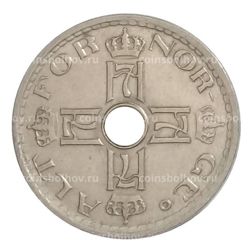 Монета 50 эре 1928 года Норвегия (вид 2)