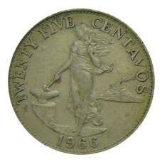 Монета 25 сентаво 1966 года Филиппины (аверс)