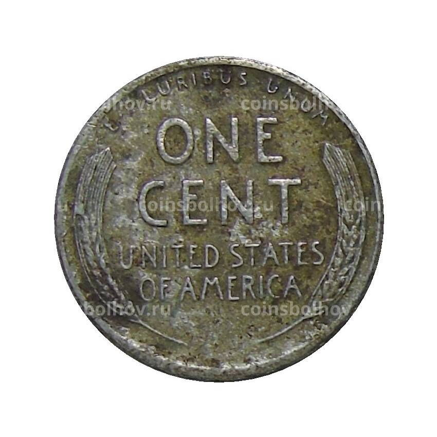 Монета 1 цент 1943 года S США (вид 2)