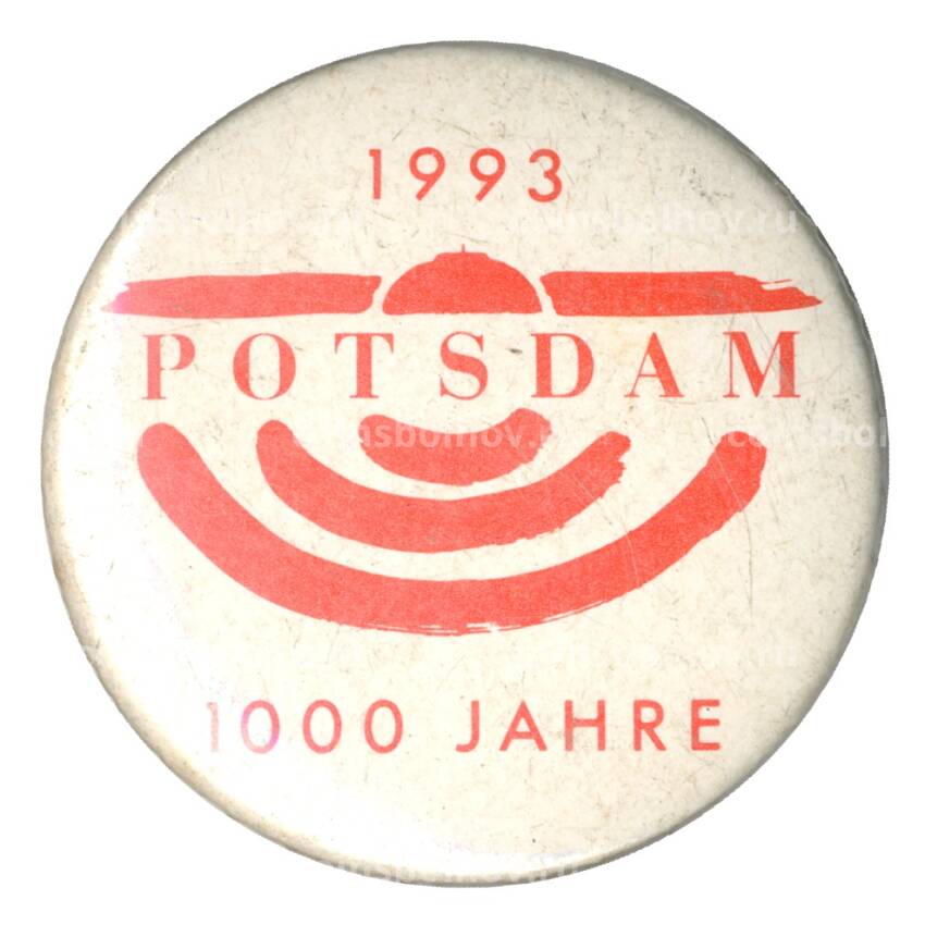 Значок 1000 лет городу Потсдам (германия)