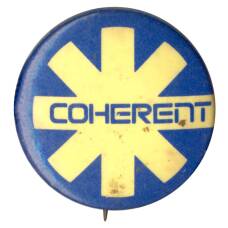 Значок рекламный Coherent