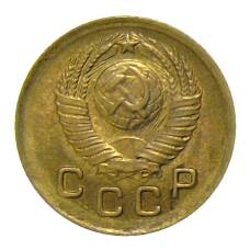 Монета 1 копейка 1949 года (реверс)