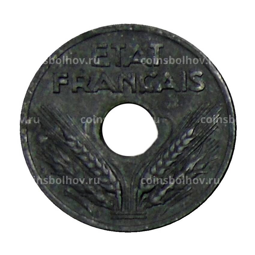 Монета 10 сантимов 1943 года Франция (вид 2)
