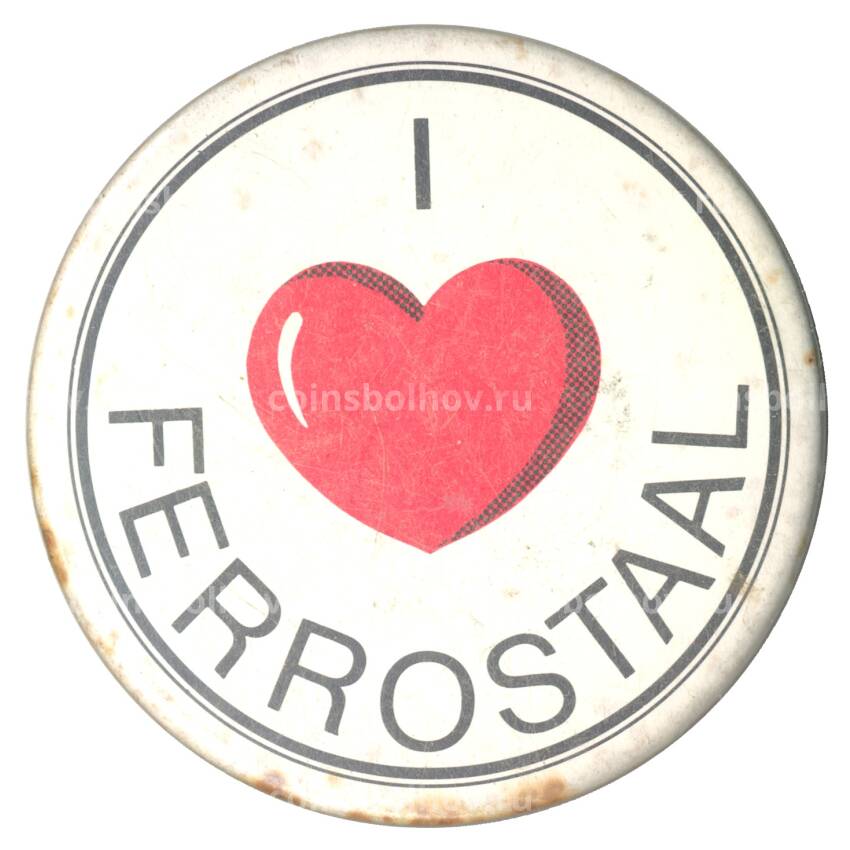 Значок рекламный Ferrostal