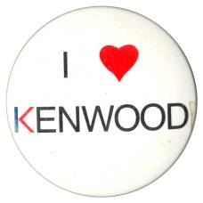 Значок рекламный Kenwood