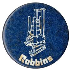 Значок рекламный Robbins