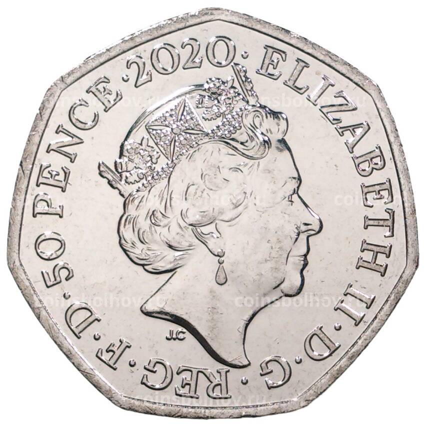Монета 50 пенсов 2020 года Великобритания — Британское многообразие (вид 2)