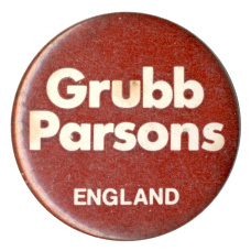 Значок рекламный Grubb Parsons
